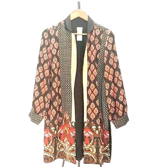 Cozy Boho Flowy Kimono Spring Cardigan - Picture 1 of 10